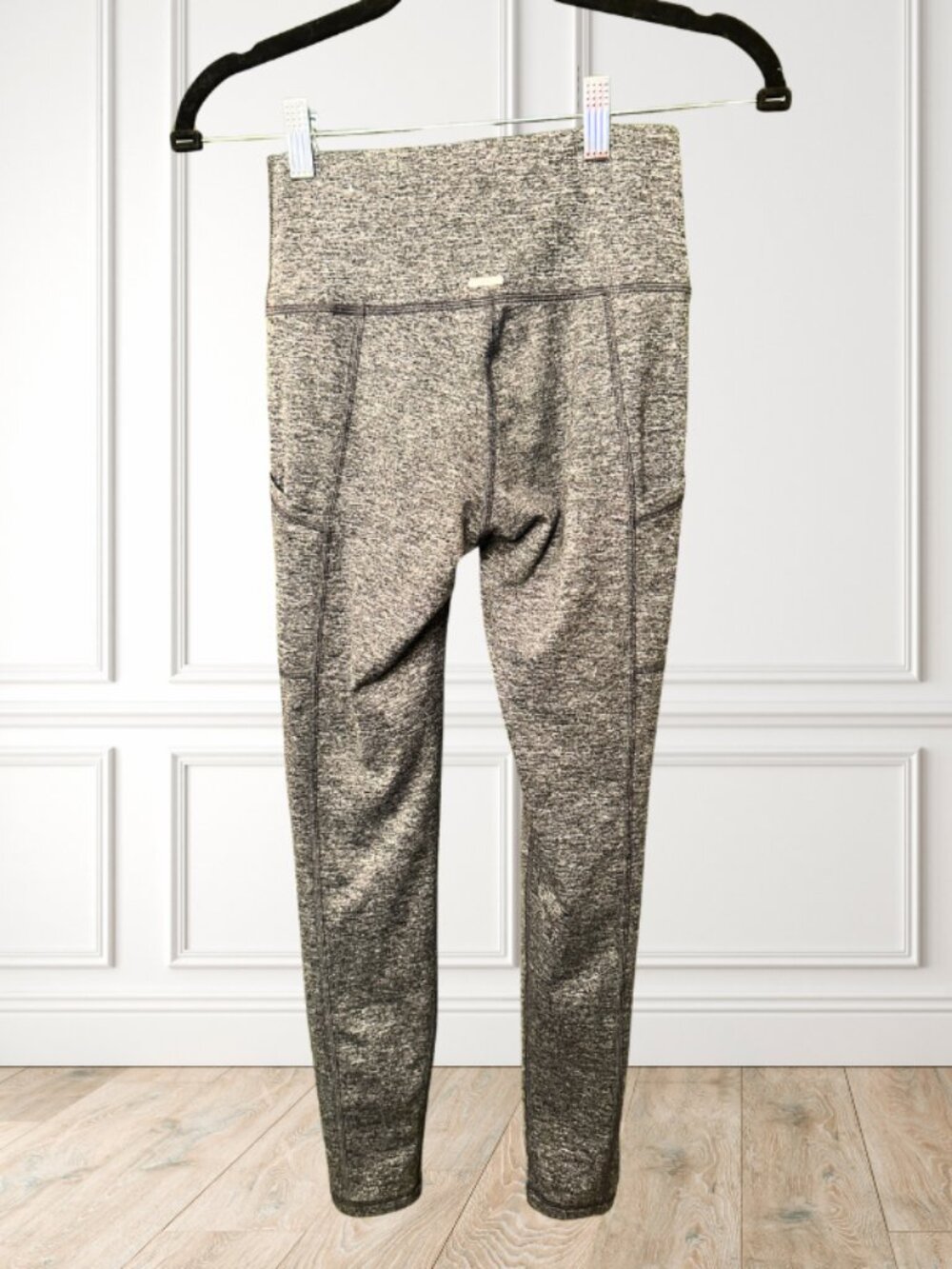 Aerie High Rise Athletic Leggings Gray Heather Size Small
